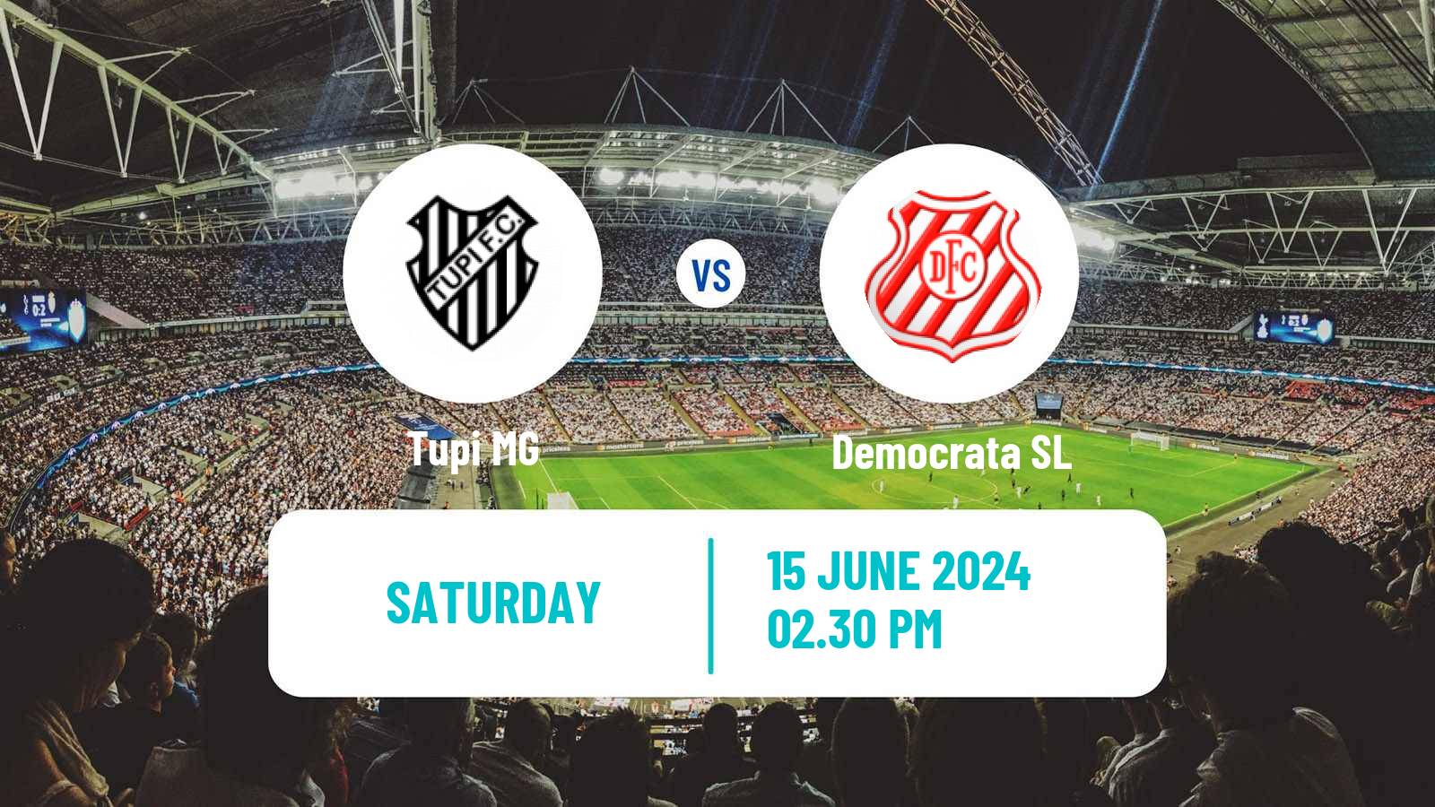 Soccer Brazilian Campeonato Mineiro 2 Tupi MG - Democrata SL