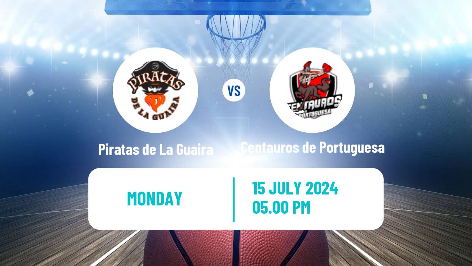 Basketball Venezuelan Superliga Basketball Piratas de La Guaira - Centauros de Portuguesa