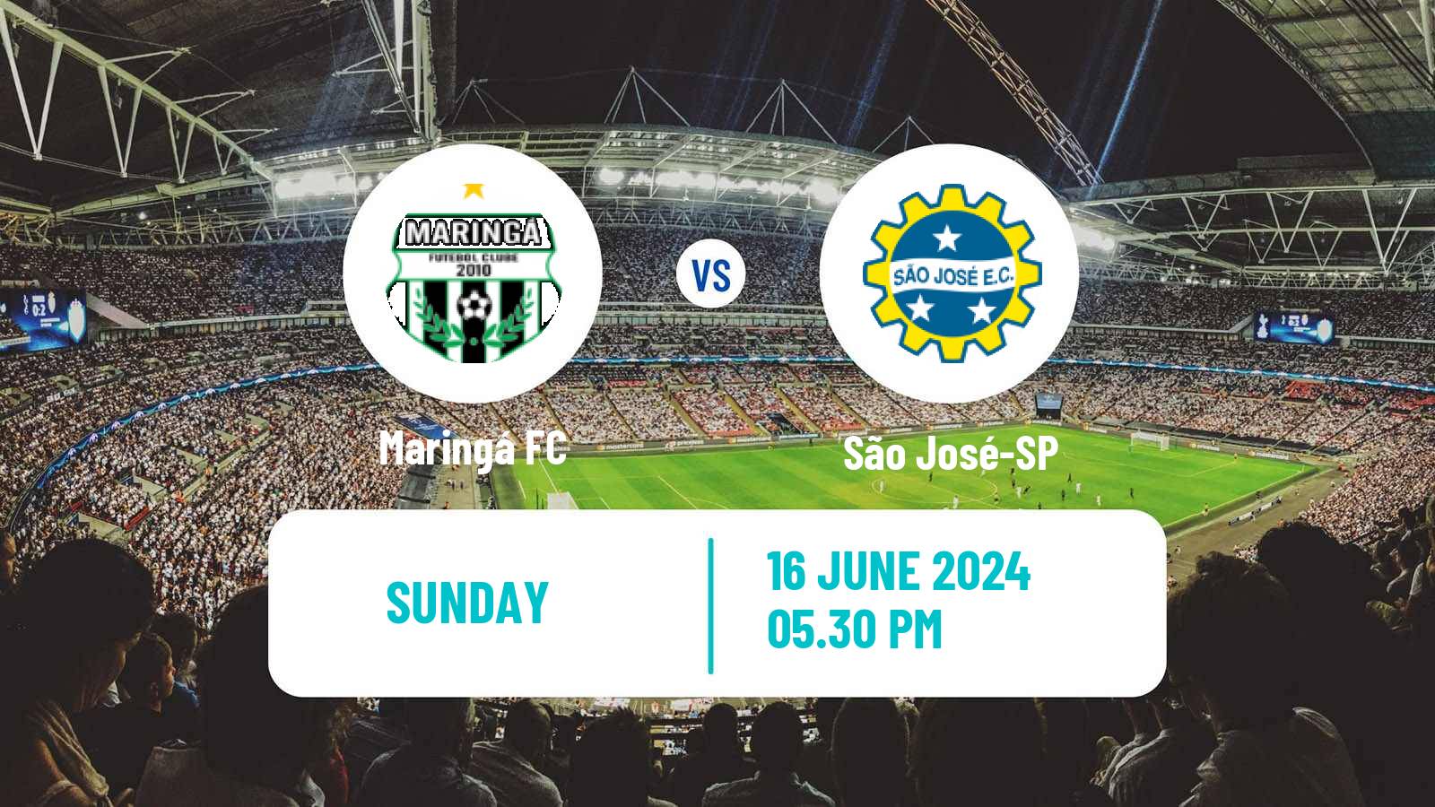 Soccer Brazilian Serie D Maringá - São José-SP