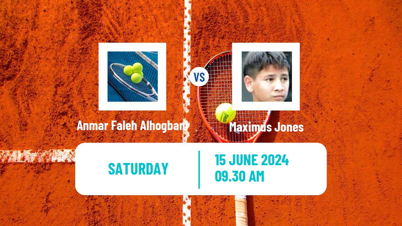 Tennis Davis Cup Group III Anmar Faleh Alhogbani - Maximus Jones
