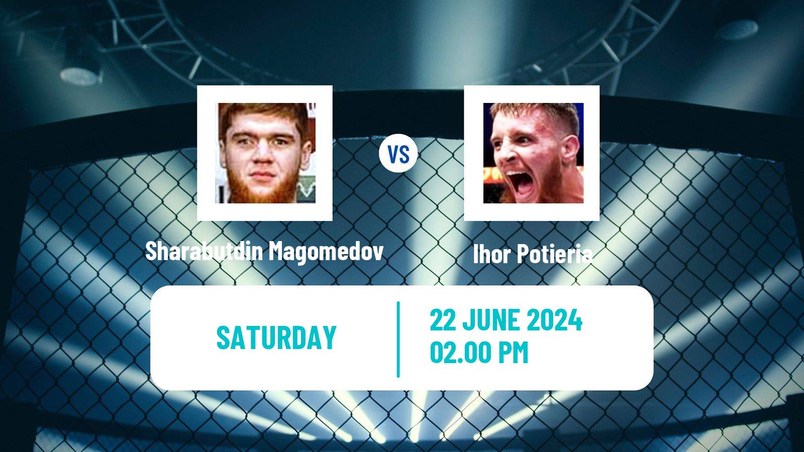 MMA Middleweight UFC Men Sharabutdin Magomedov - Ihor Potieria