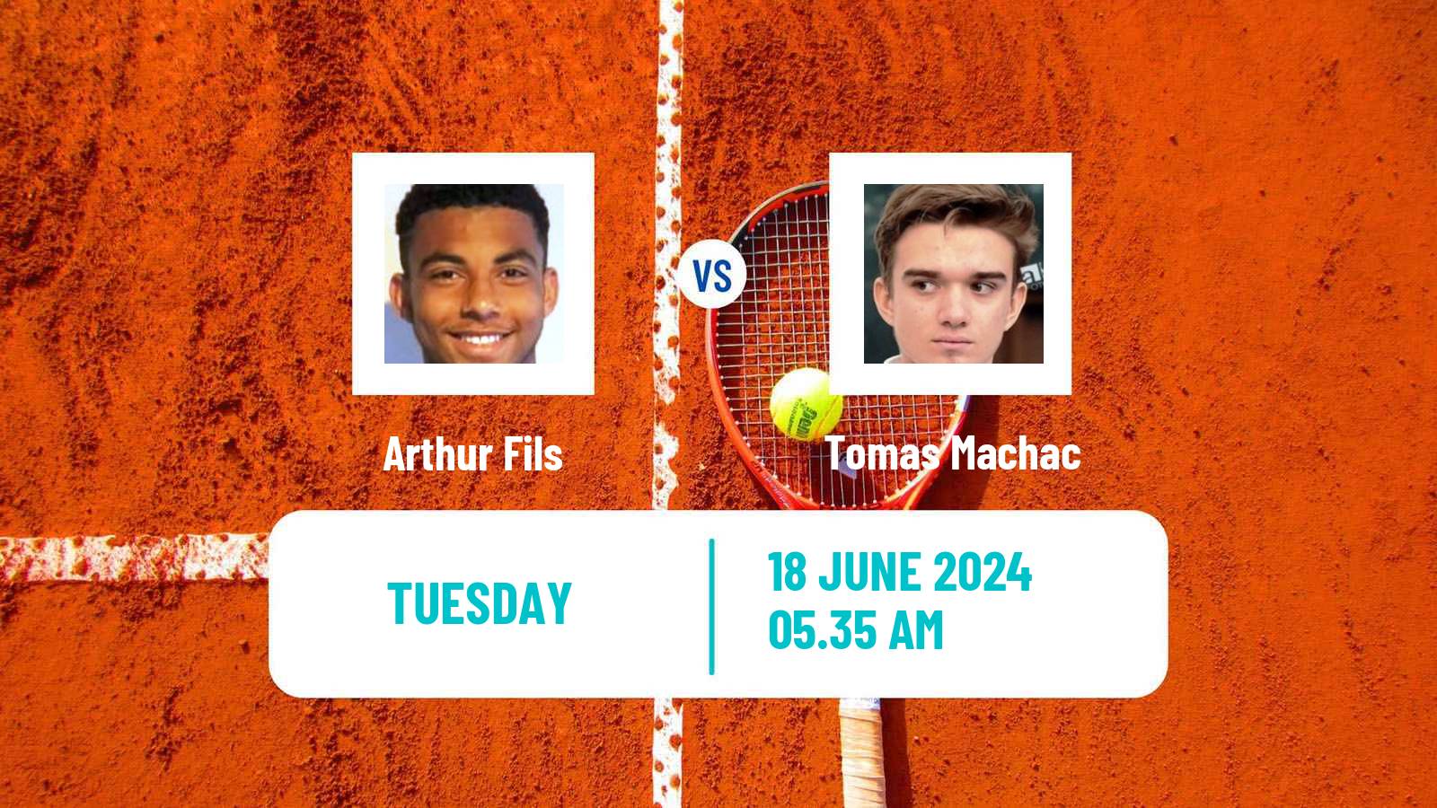 Tennis ATP Halle Arthur Fils - Tomas Machac