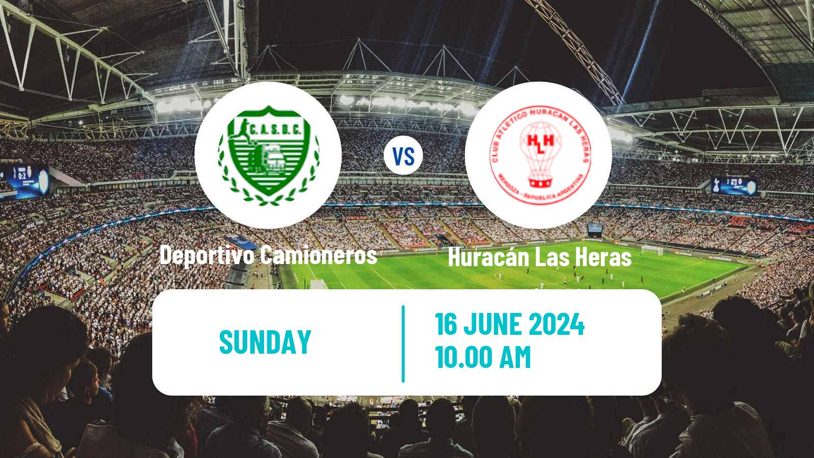 Soccer Argentinian Torneo Federal Deportivo Camioneros - Huracán Las Heras