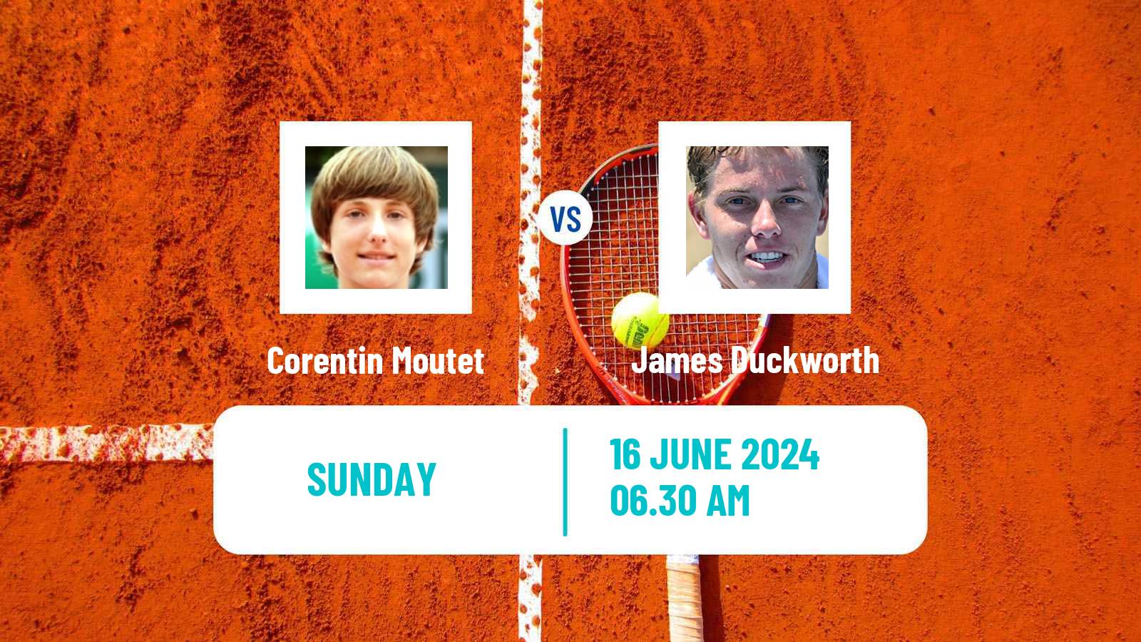 Tennis ATP Halle Corentin Moutet - James Duckworth