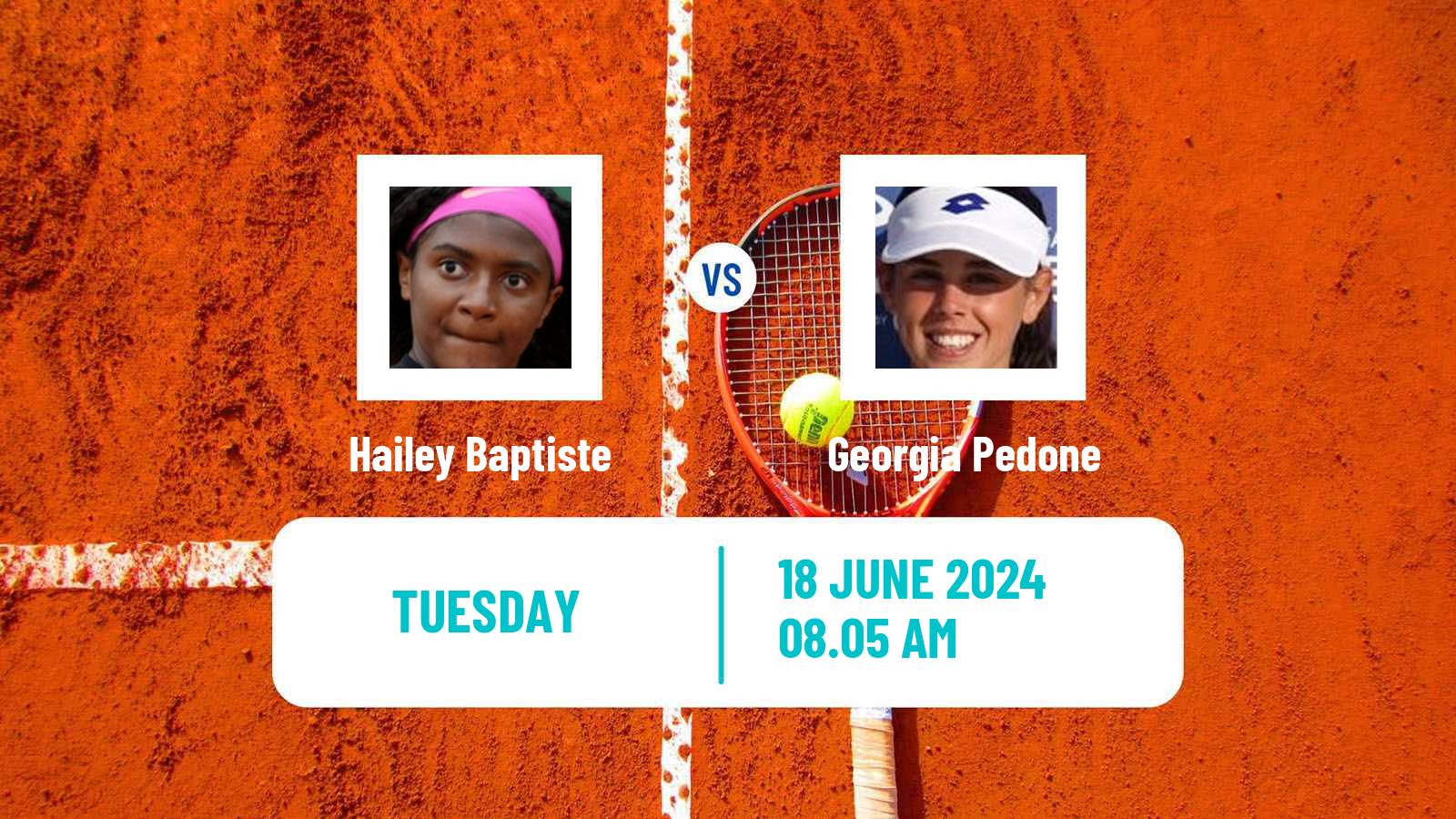 Tennis Gaiba Challenger Women Hailey Baptiste - Georgia Pedone