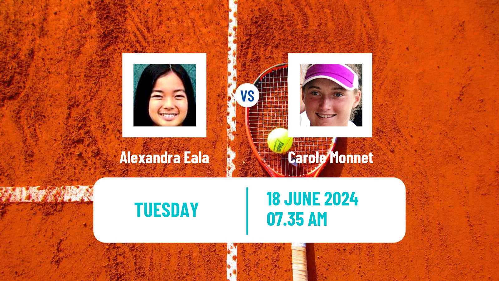 Tennis Gaiba Challenger Women Alexandra Eala - Carole Monnet