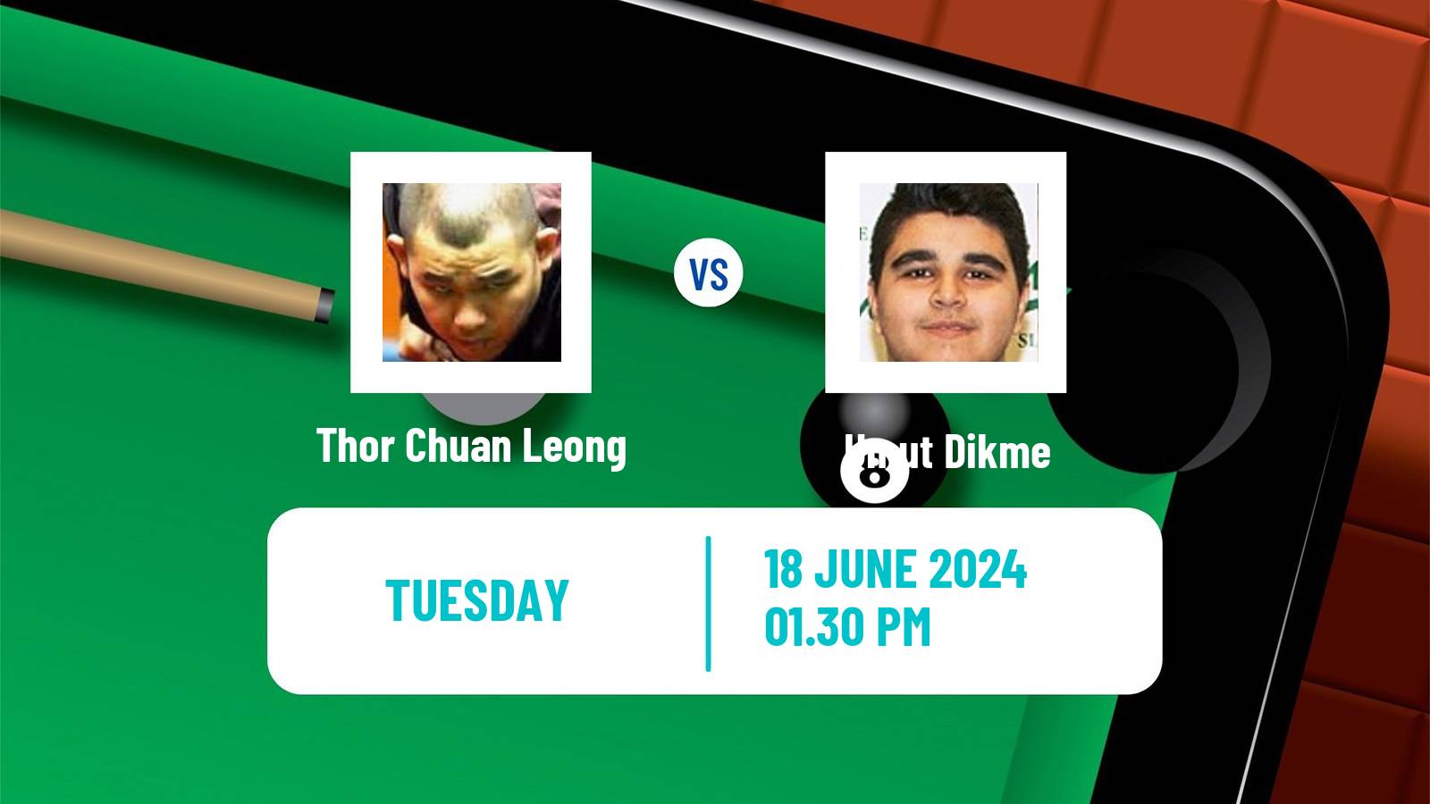 Snooker Championship League Thor Chuan Leong - Umut Dikme