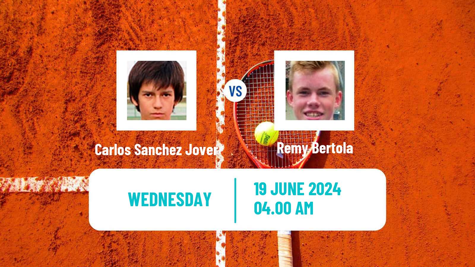 Tennis Blois Challenger Men Carlos Sanchez Jover - Remy Bertola