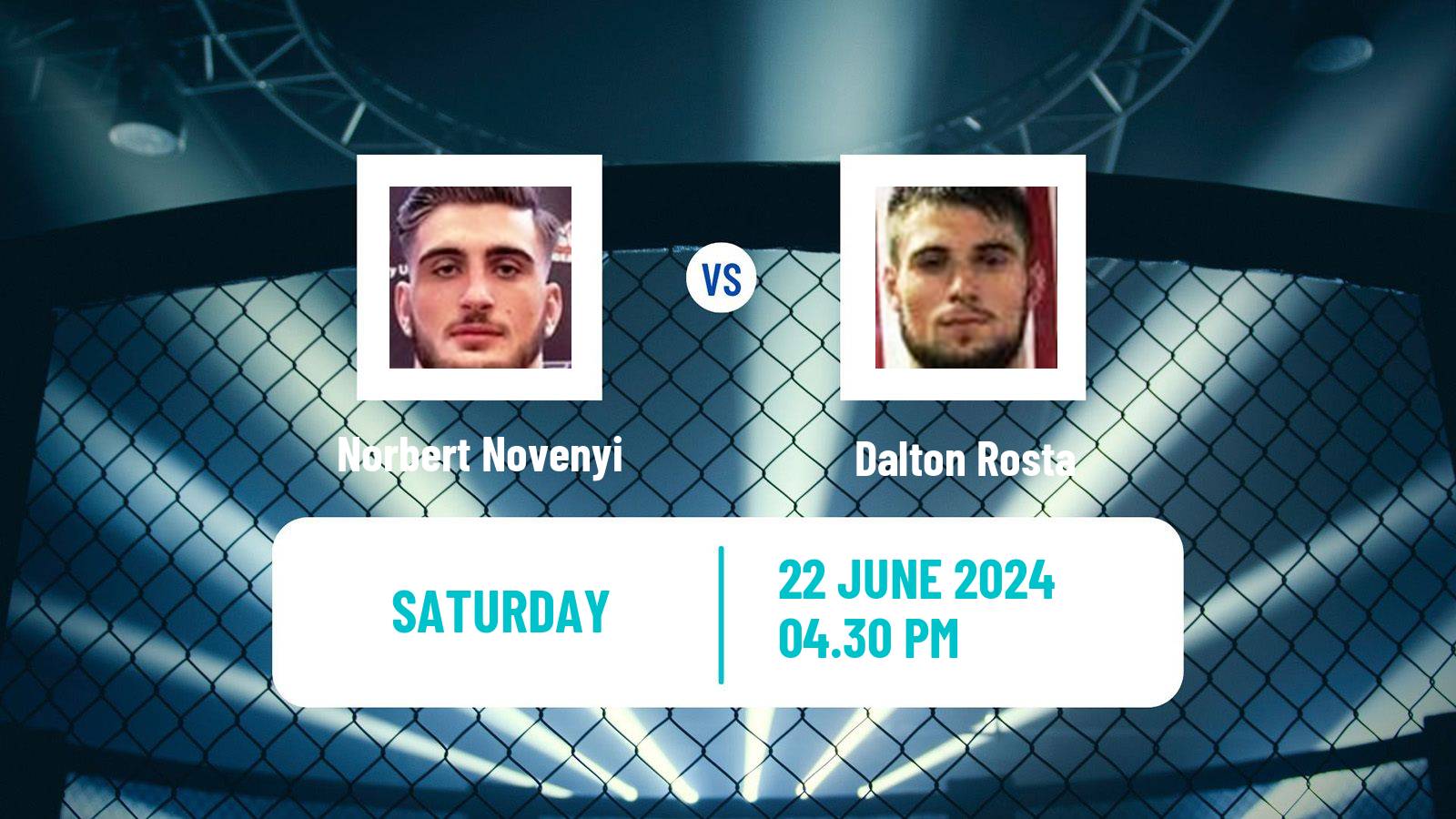 MMA Middleweight Bellator Men Norbert Novenyi - Dalton Rosta