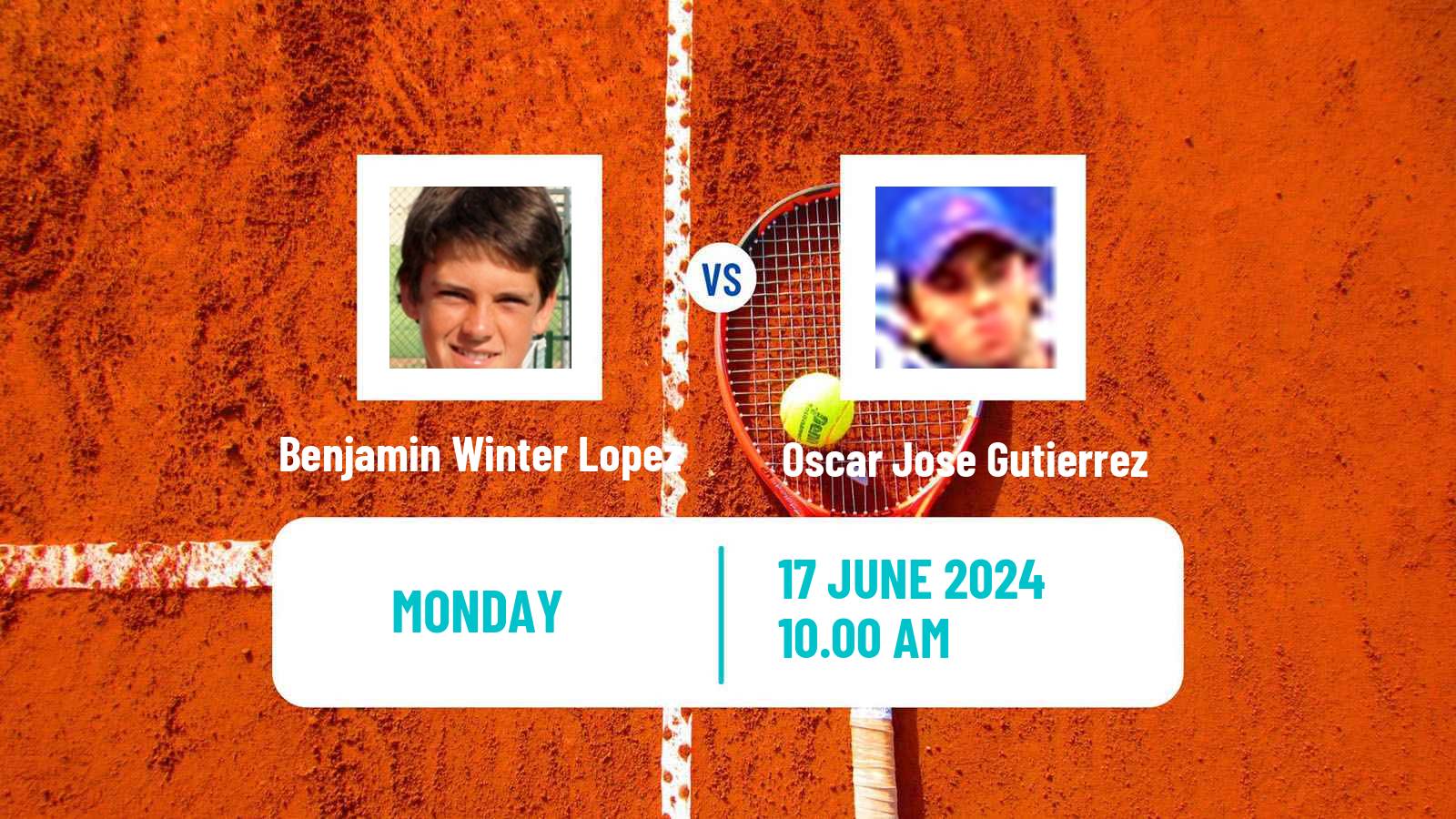 Tennis ITF M25 Mungia Laukariz Men 2024 Benjamin Winter Lopez - Oscar Jose Gutierrez