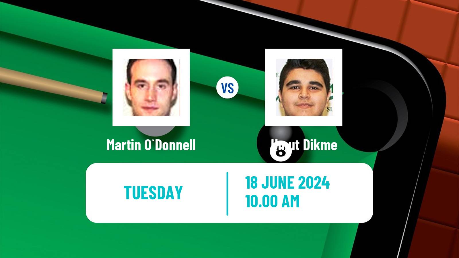 Snooker Championship League Martin O`Donnell - Umut Dikme