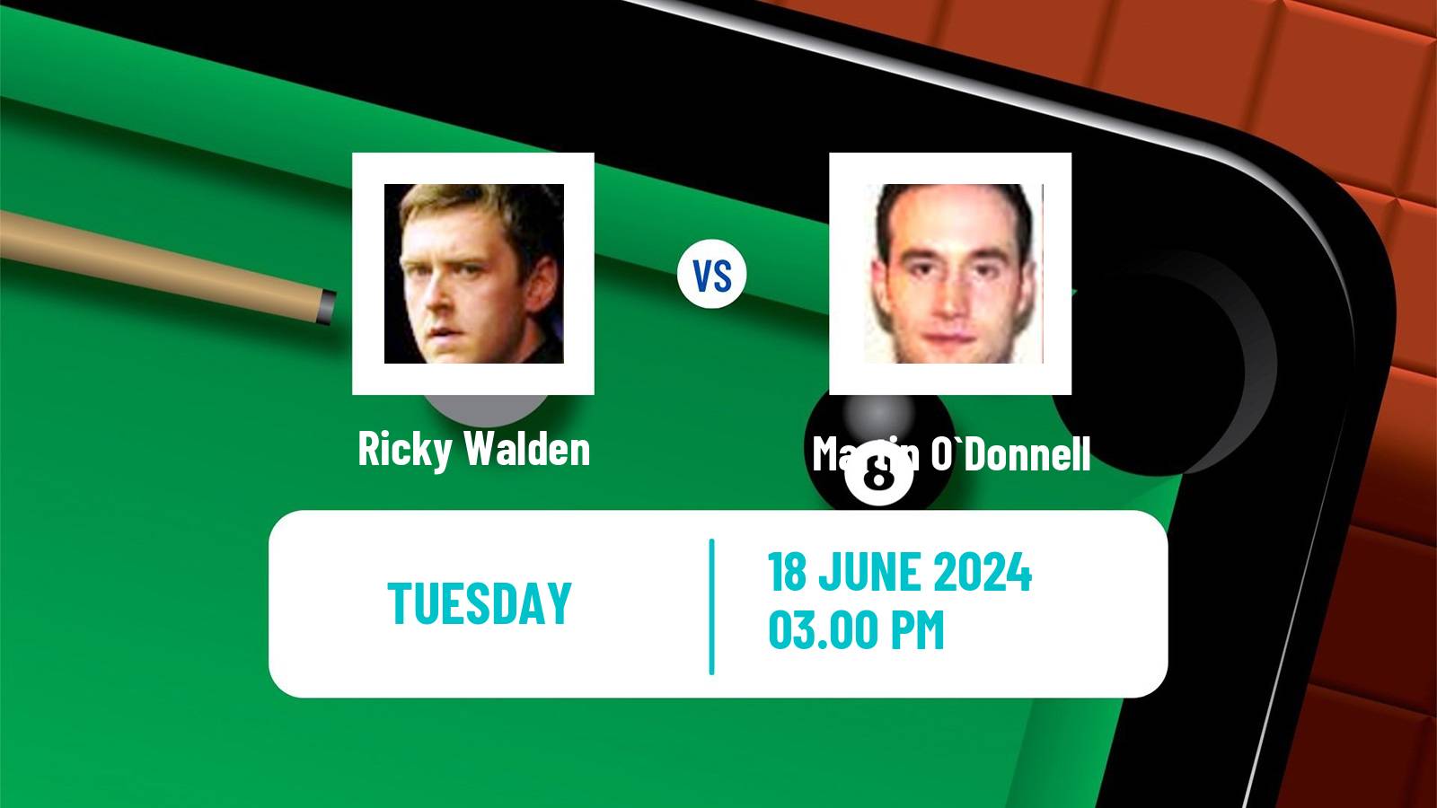 Snooker Championship League Ricky Walden - Martin O`Donnell