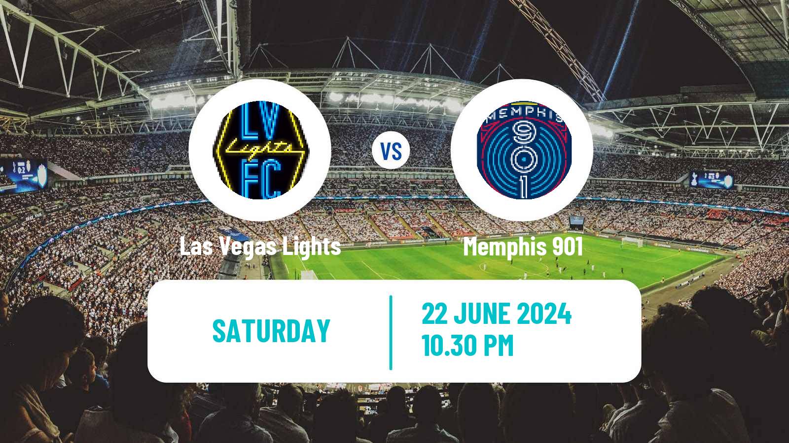 Soccer USL Championship Las Vegas Lights - Memphis 901