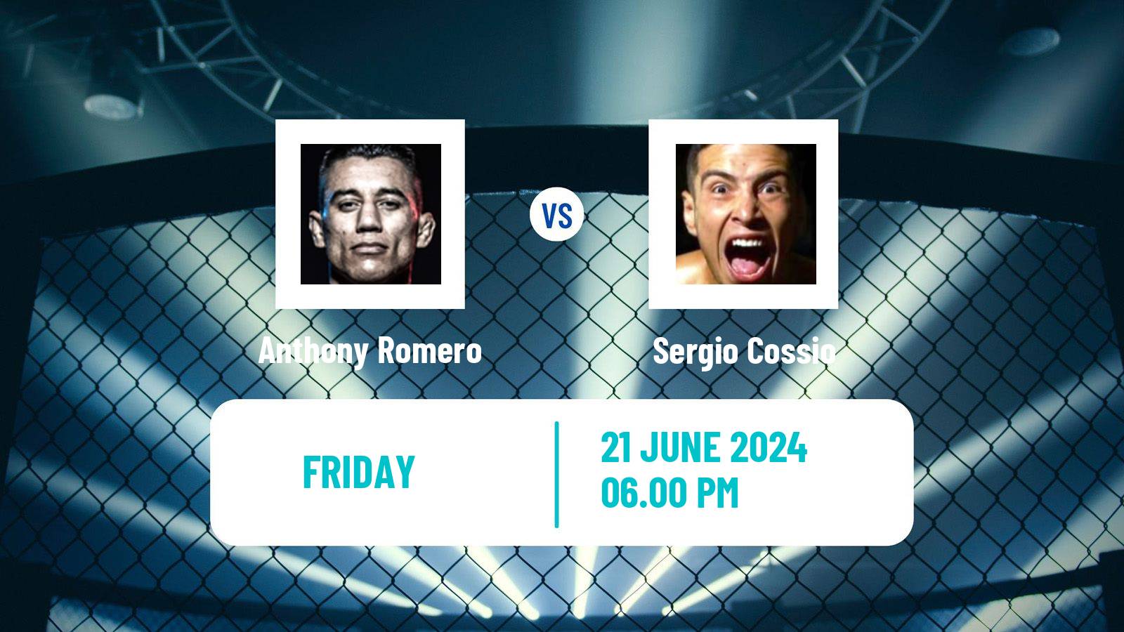 MMA Lightweight Pfl Men Anthony Romero - Sergio Cossio