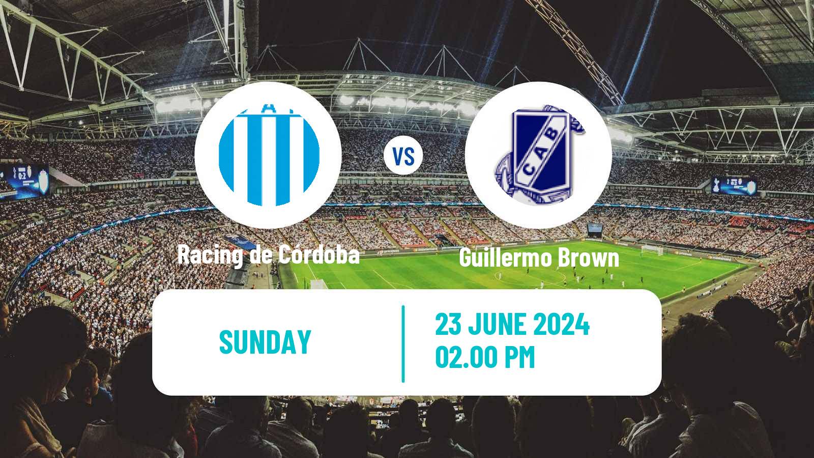 Soccer Argentinian Primera Nacional Racing de Córdoba - Guillermo Brown