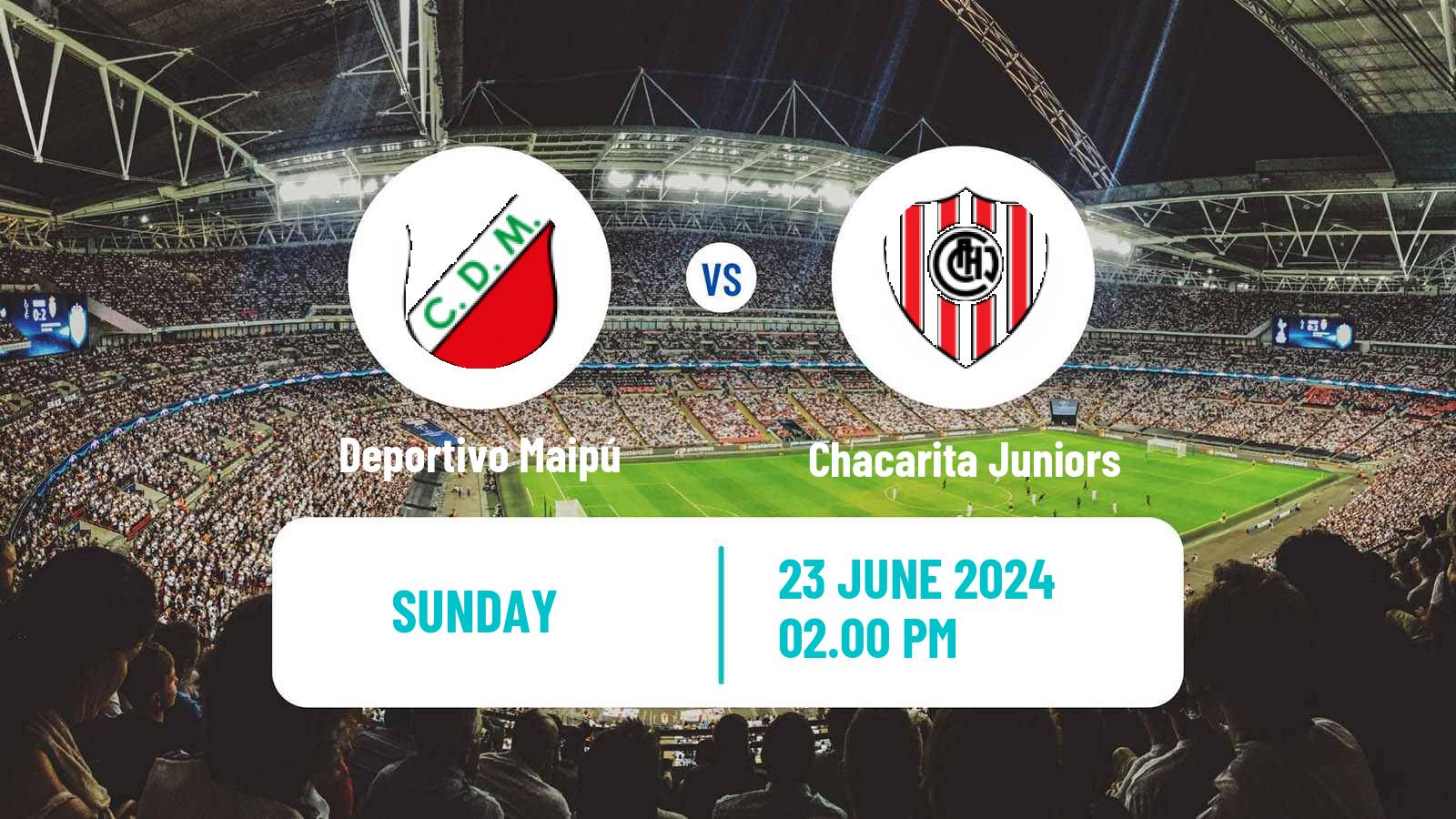 Soccer Argentinian Primera Nacional Deportivo Maipú - Chacarita Juniors