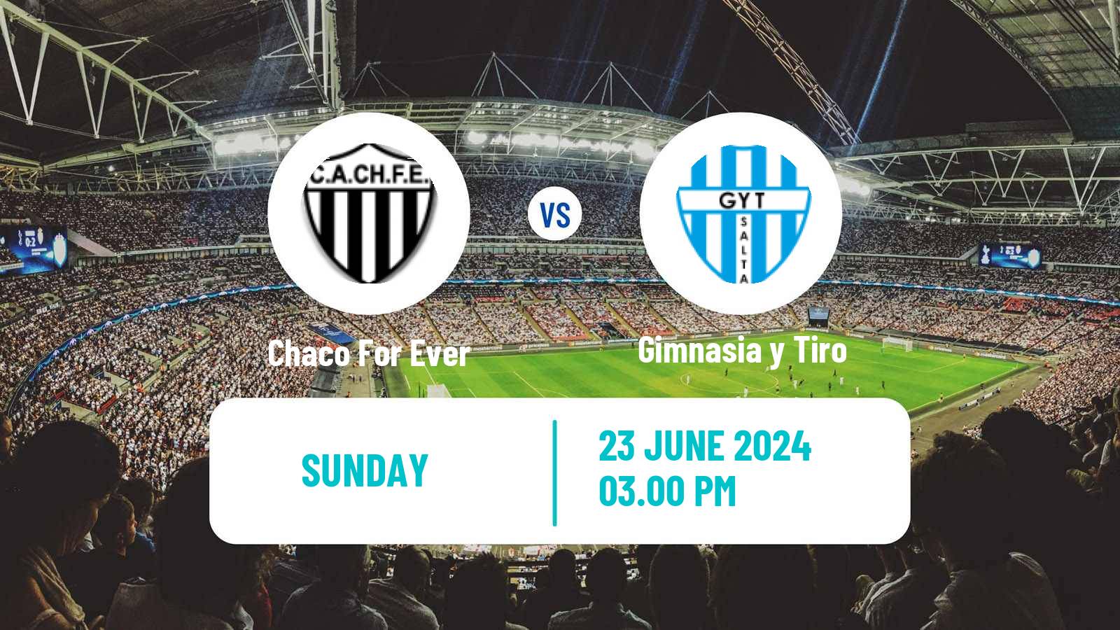Soccer Argentinian Primera Nacional Chaco For Ever - Gimnasia y Tiro