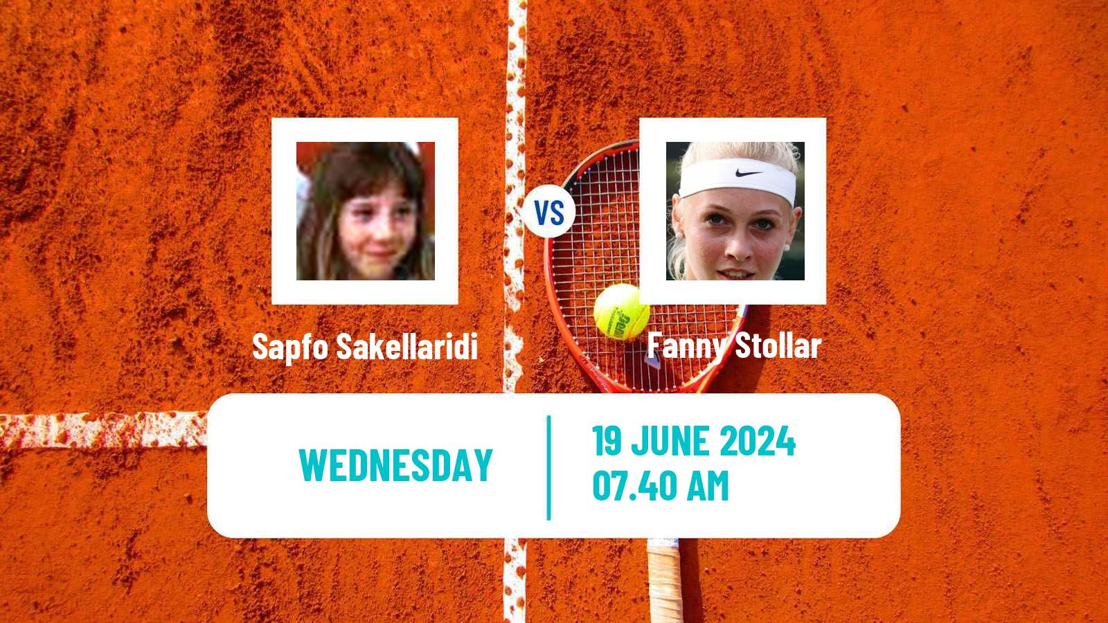 Tennis ITF W75 Olomouc Women Sapfo Sakellaridi - Fanny Stollar