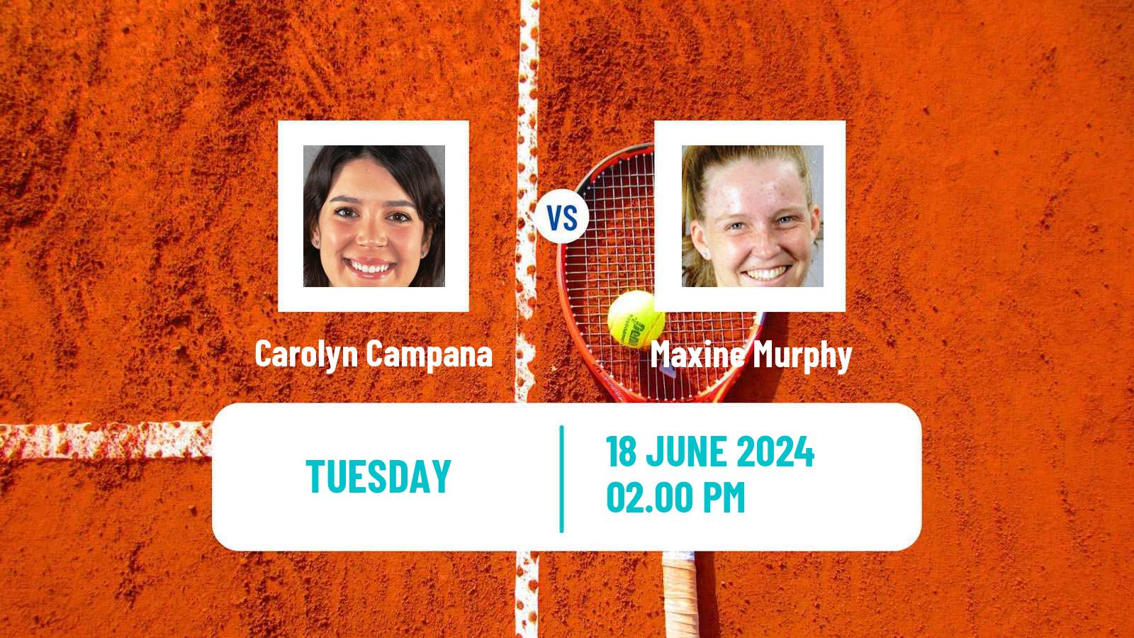 Tennis ITF W15 Rancho Santa Fe Ca Women Carolyn Campana - Maxine Murphy
