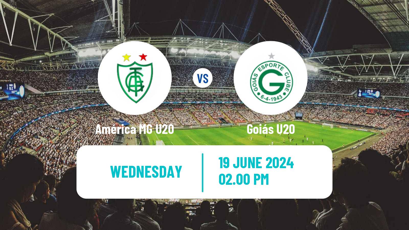 Soccer Brasileiro U20 América MG U20 - Goiás U20