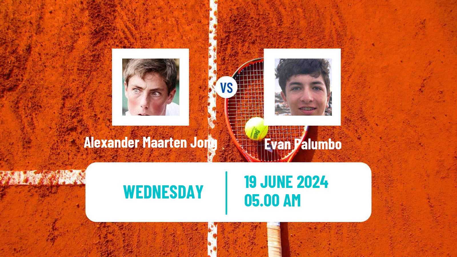 Tennis ITF M25 Duffel Men Alexander Maarten Jong - Evan Palumbo