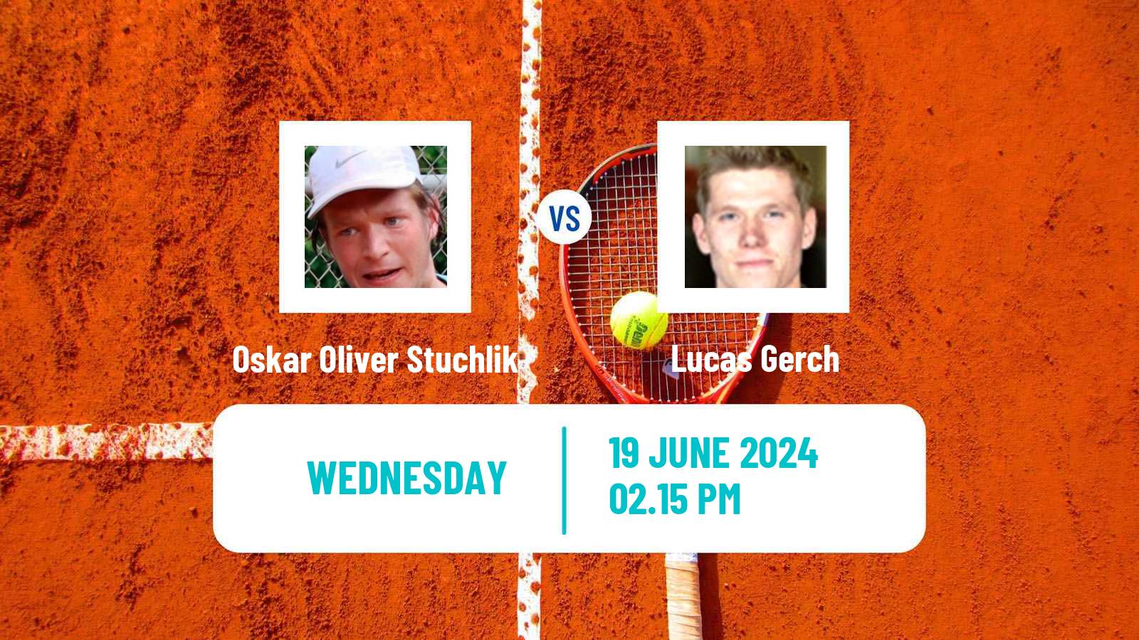 Tennis ITF M15 Saarlouis Men Oskar Oliver Stuchlik - Lucas Gerch