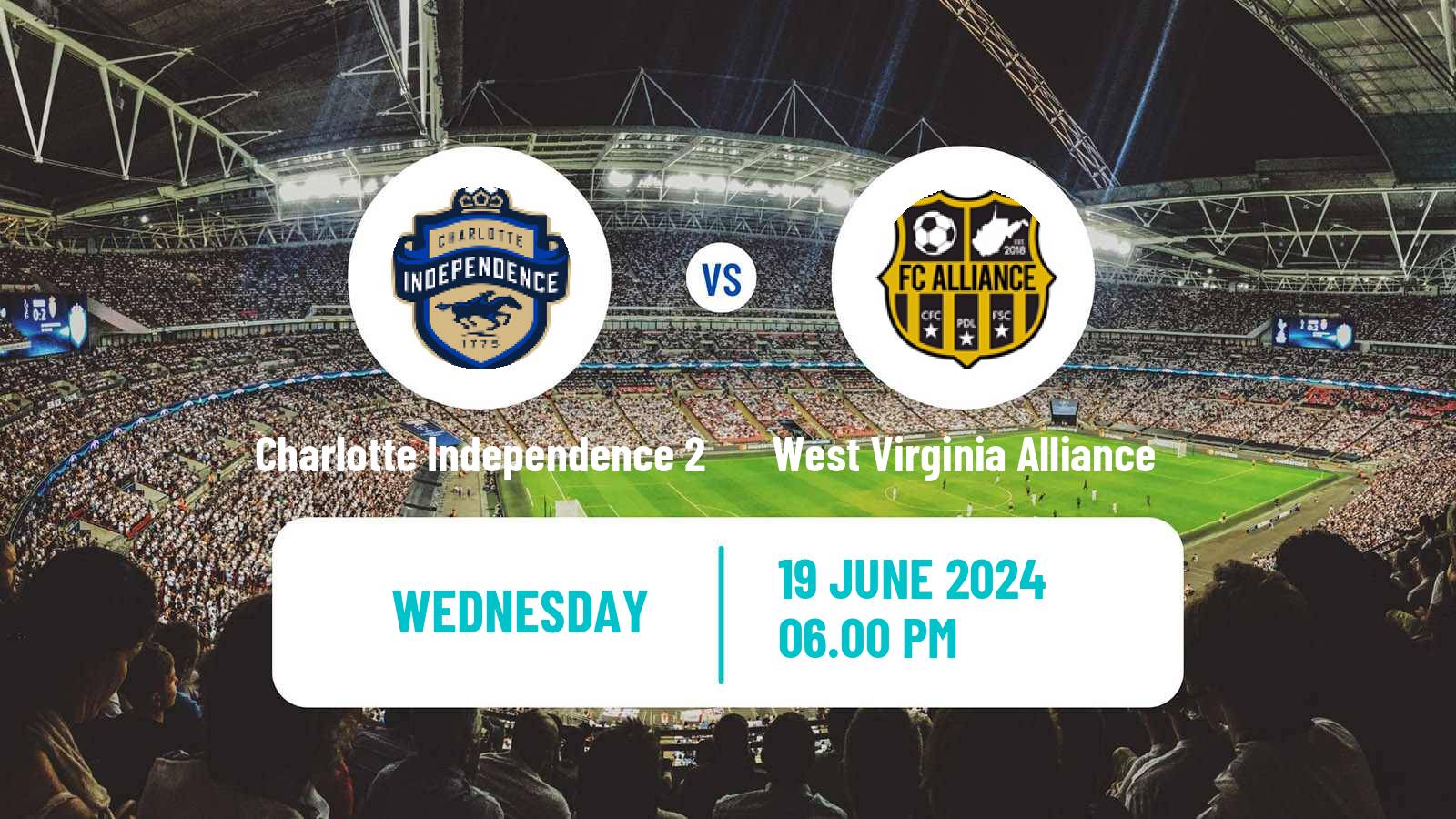 Soccer USL League Two Charlotte Independence 2 - West Virginia United