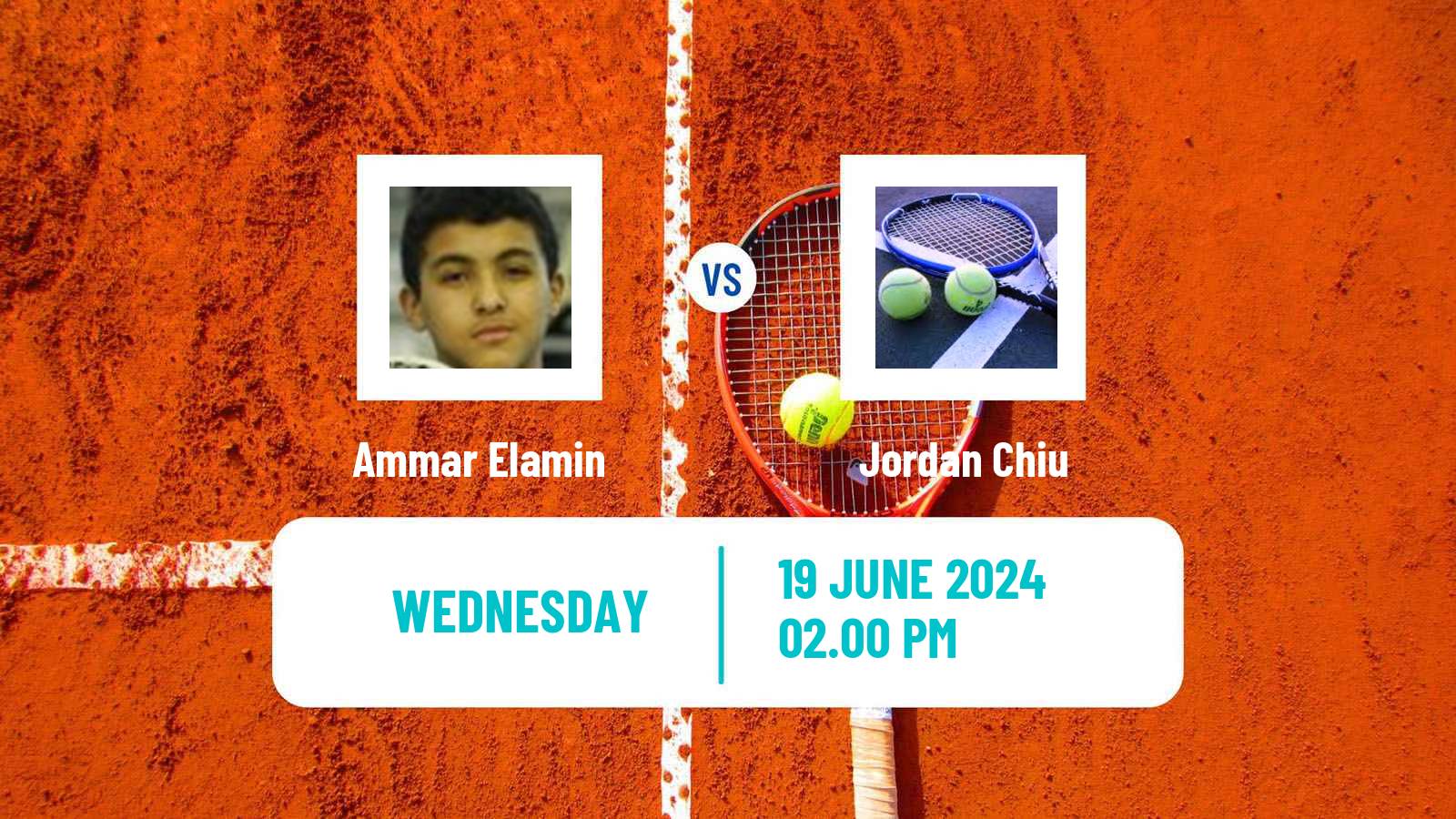 Tennis ITF M15 Monastir 25 Men Ammar Elamin - Jordan Chiu