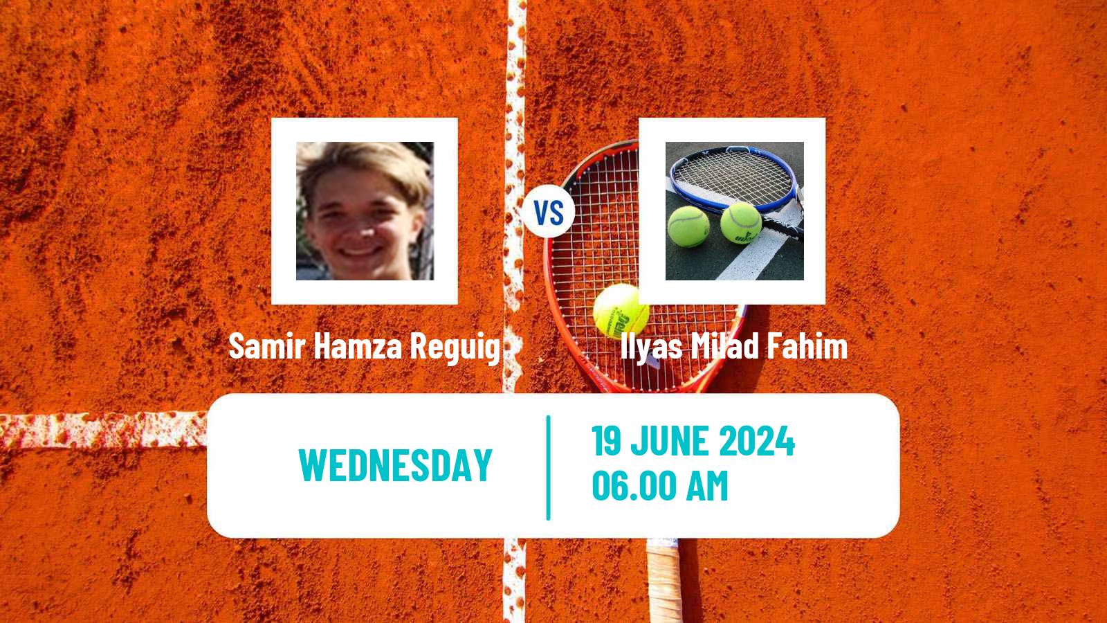Tennis ITF M15 Casablanca Men Samir Hamza Reguig - Ilyas Milad Fahim