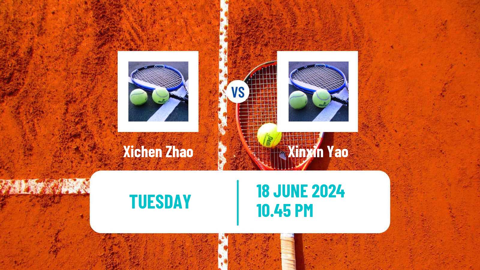 Tennis ITF W35 Luzhou Women Xichen Zhao - Xinxin Yao