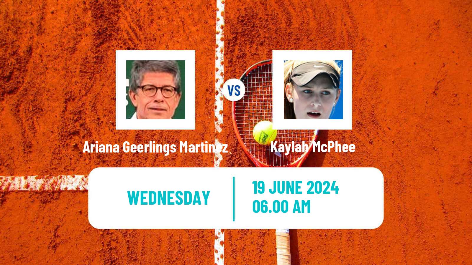 Tennis ITF W75 Olomouc Women Ariana Geerlings Martinez - Kaylah McPhee