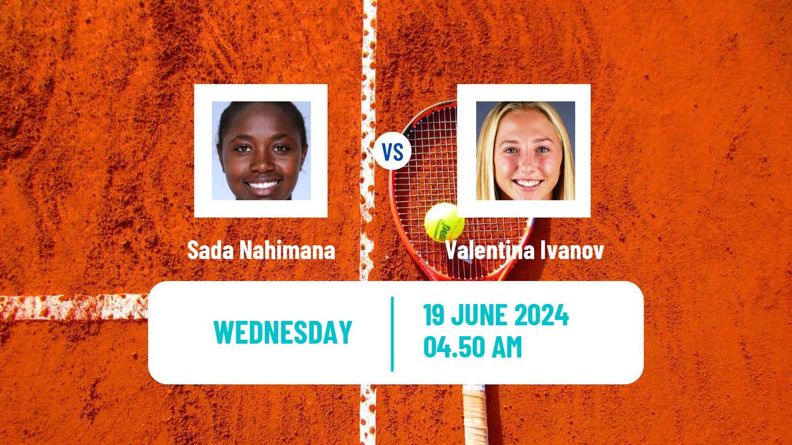 Tennis ITF W50 Ystad Women Sada Nahimana - Valentina Ivanov