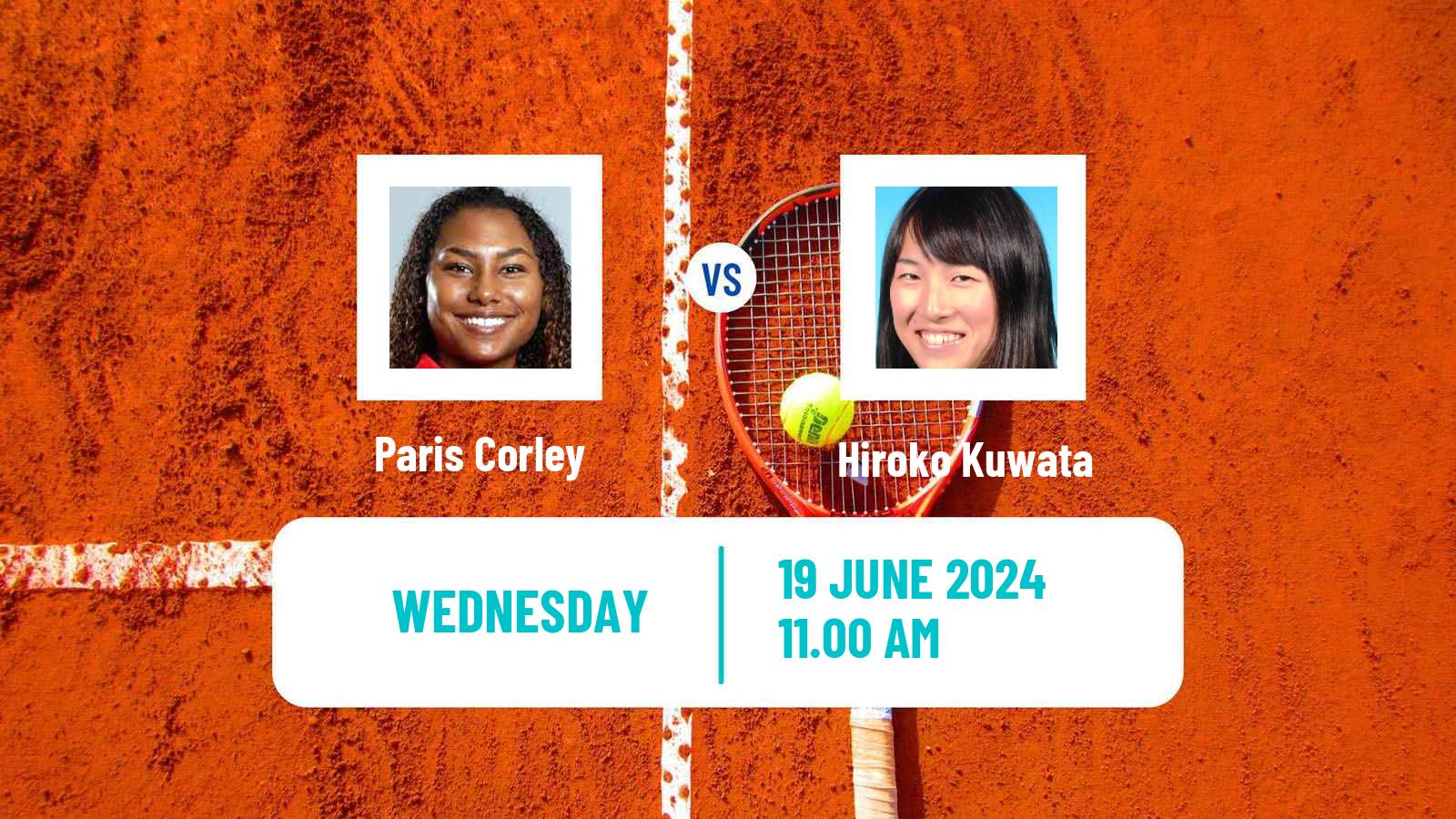 Tennis ITF W35 Wichita Ks Women Paris Corley - Hiroko Kuwata