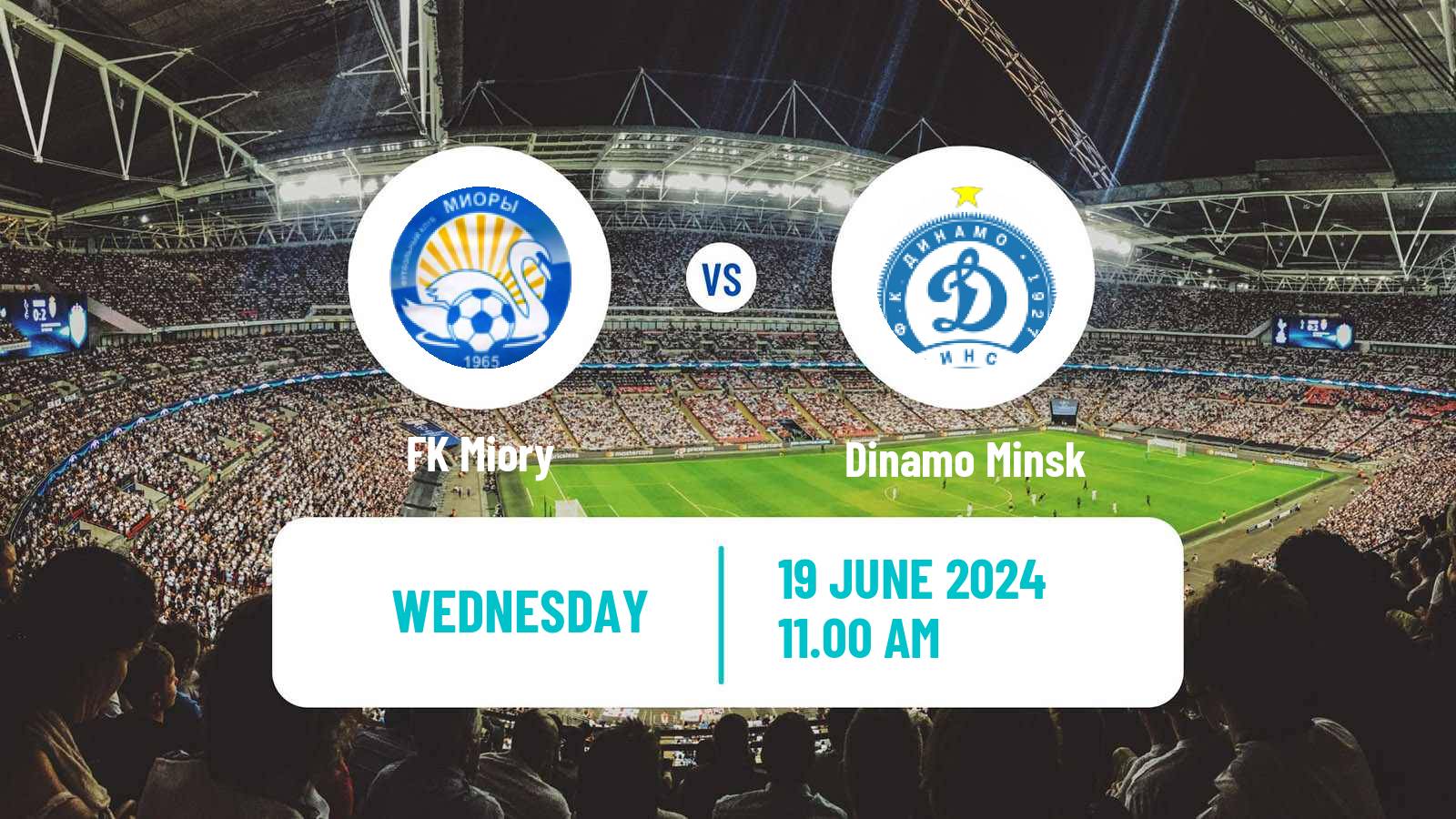Soccer Belarusian Cup Miory - Dinamo Minsk