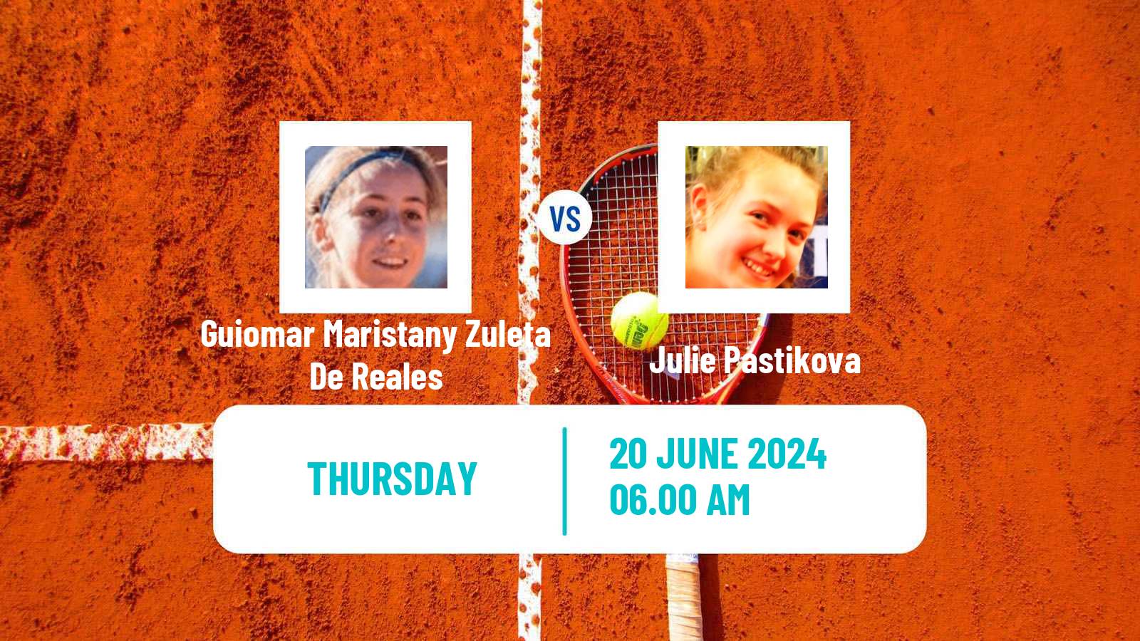 Tennis ITF W75 Olomouc Women Guiomar Maristany Zuleta De Reales - Julie Pastikova