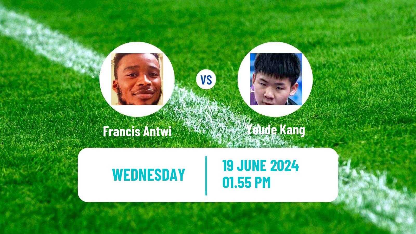 Table tennis Wtt Contender Lagos Men Francis Antwi - Youde Kang