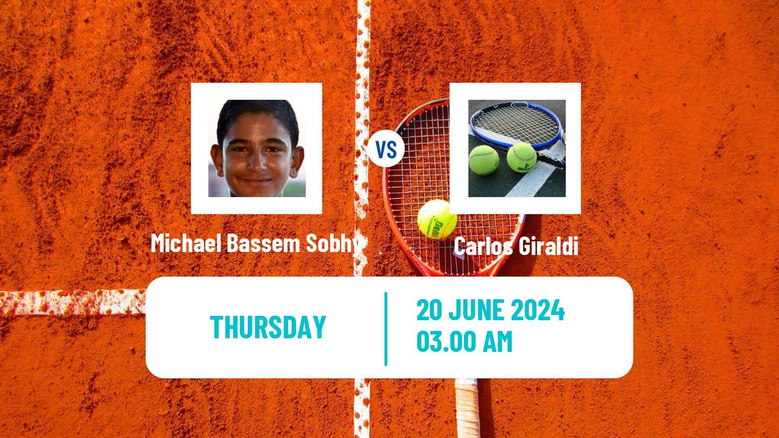 Tennis ITF M15 Kursumlijska Banja 8 Men Michael Bassem Sobhy - Carlos Giraldi
