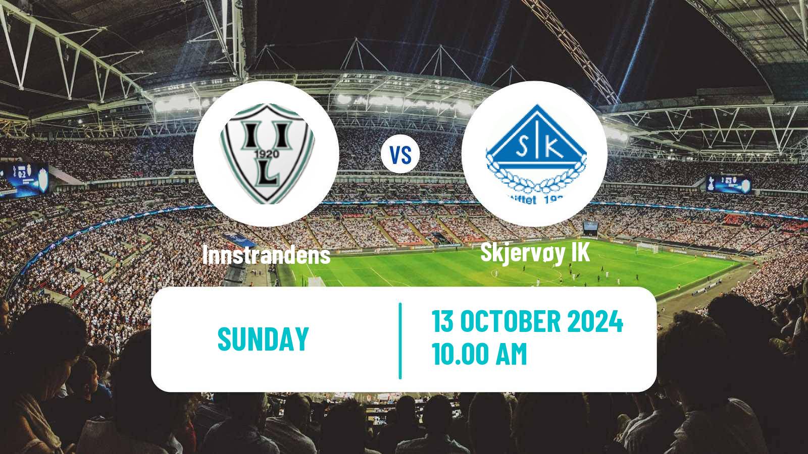 Soccer Norwegian Division 3 - Group 6 Innstrandens - Skjervøy