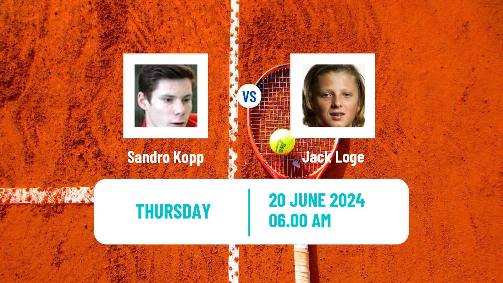 Tennis ITF M25 Duffel Men Sandro Kopp - Jack Loge