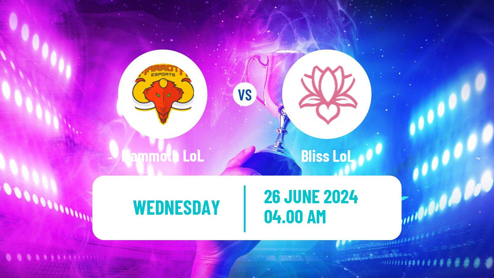 Esports League Of Legends Lco Mammoth - Bliss