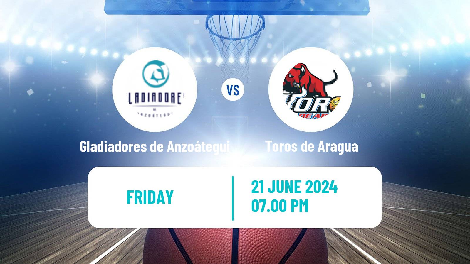 Basketball Venezuelan Superliga Basketball Gladiadores de Anzoátegui - Toros de Aragua