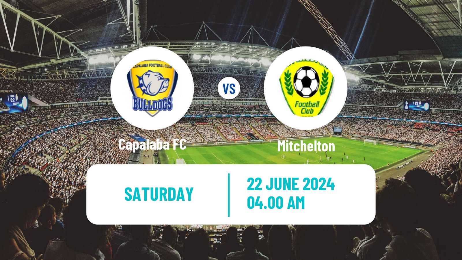 Soccer Australian Queensland Premier League Capalaba - Mitchelton