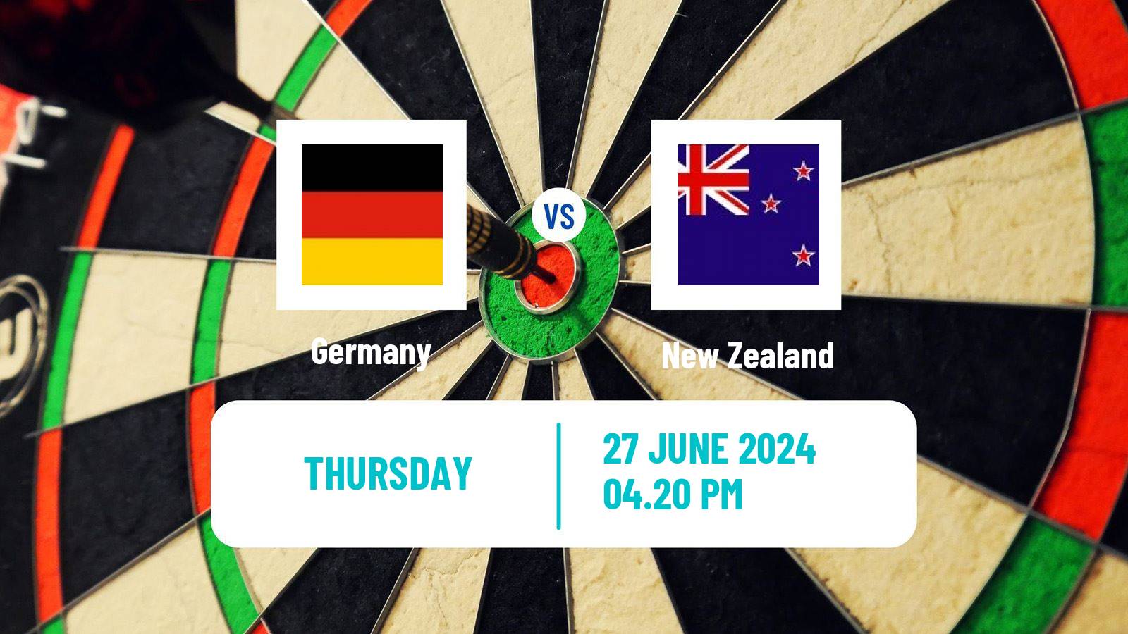Darts World Cup Teams Germany - New Zealand
