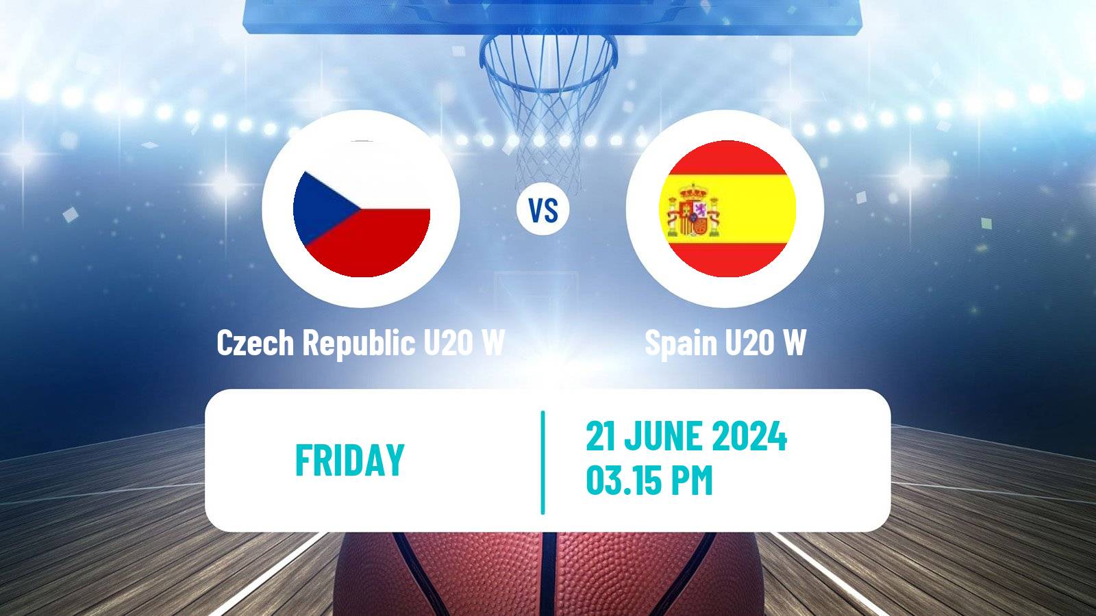 Basketball Friendly International Basketball Women Czech Republic U20 W - Spain U20 W