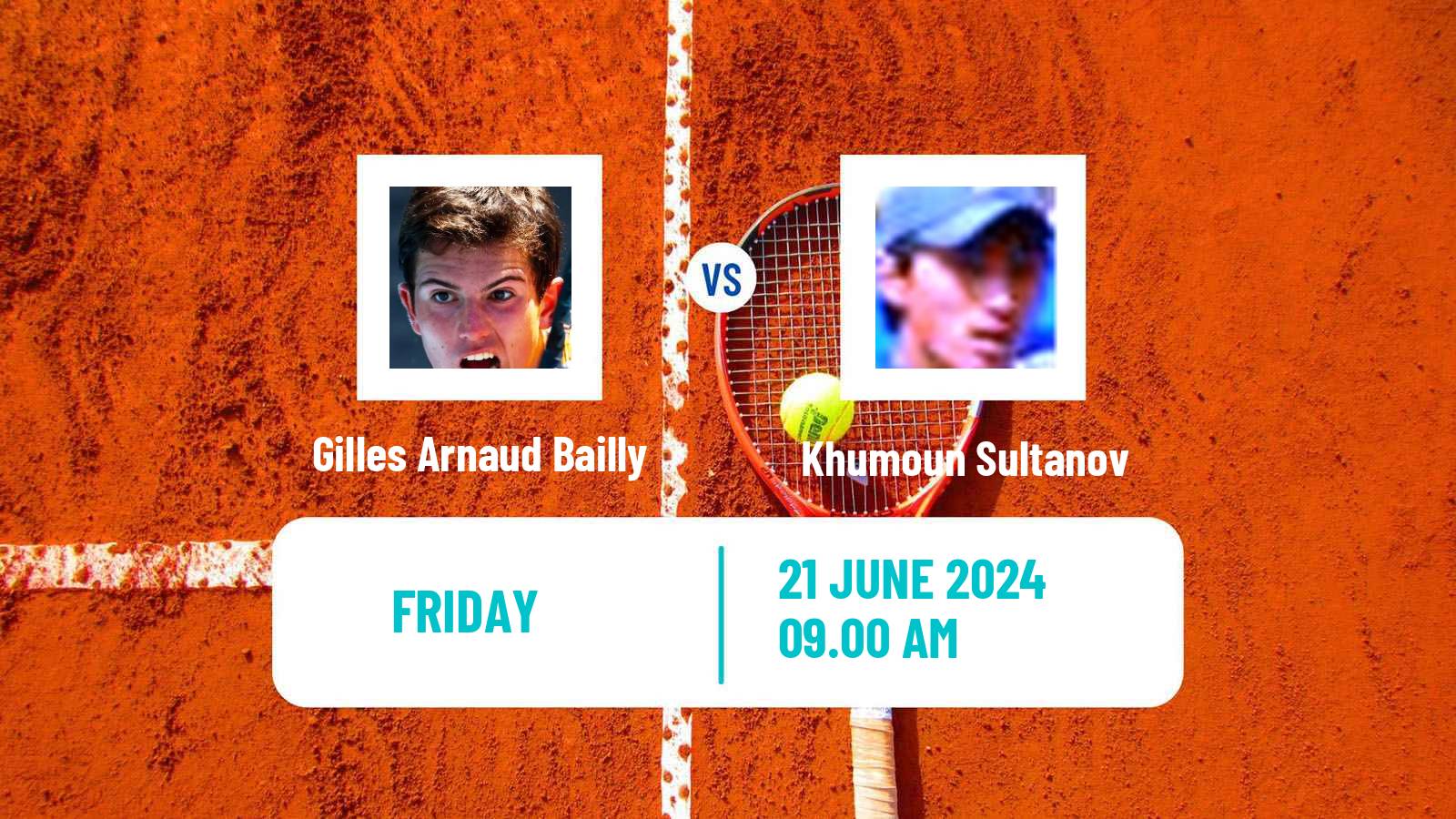 Tennis ITF M25 Duffel Men Gilles Arnaud Bailly - Khumoun Sultanov