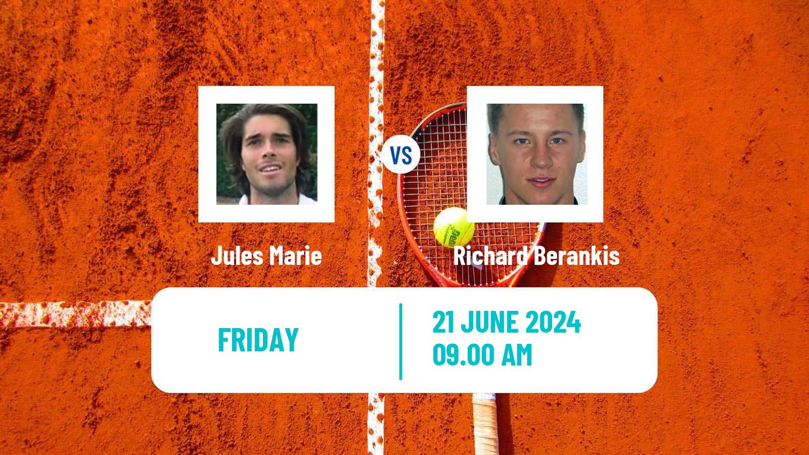 Tennis Blois Challenger Men Jules Marie - Richard Berankis