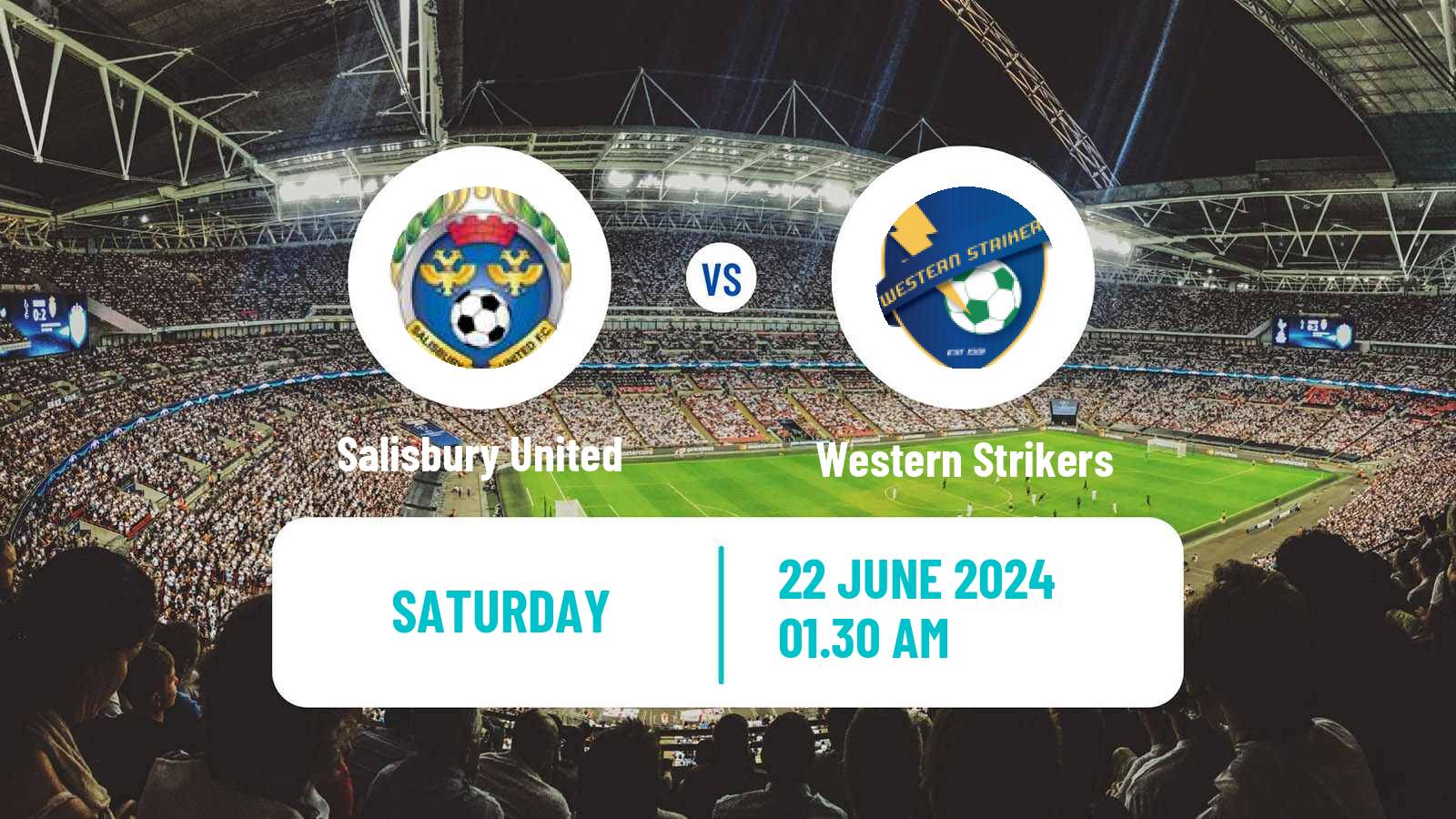 Soccer Australian SA State League Salisbury United - Western Strikers