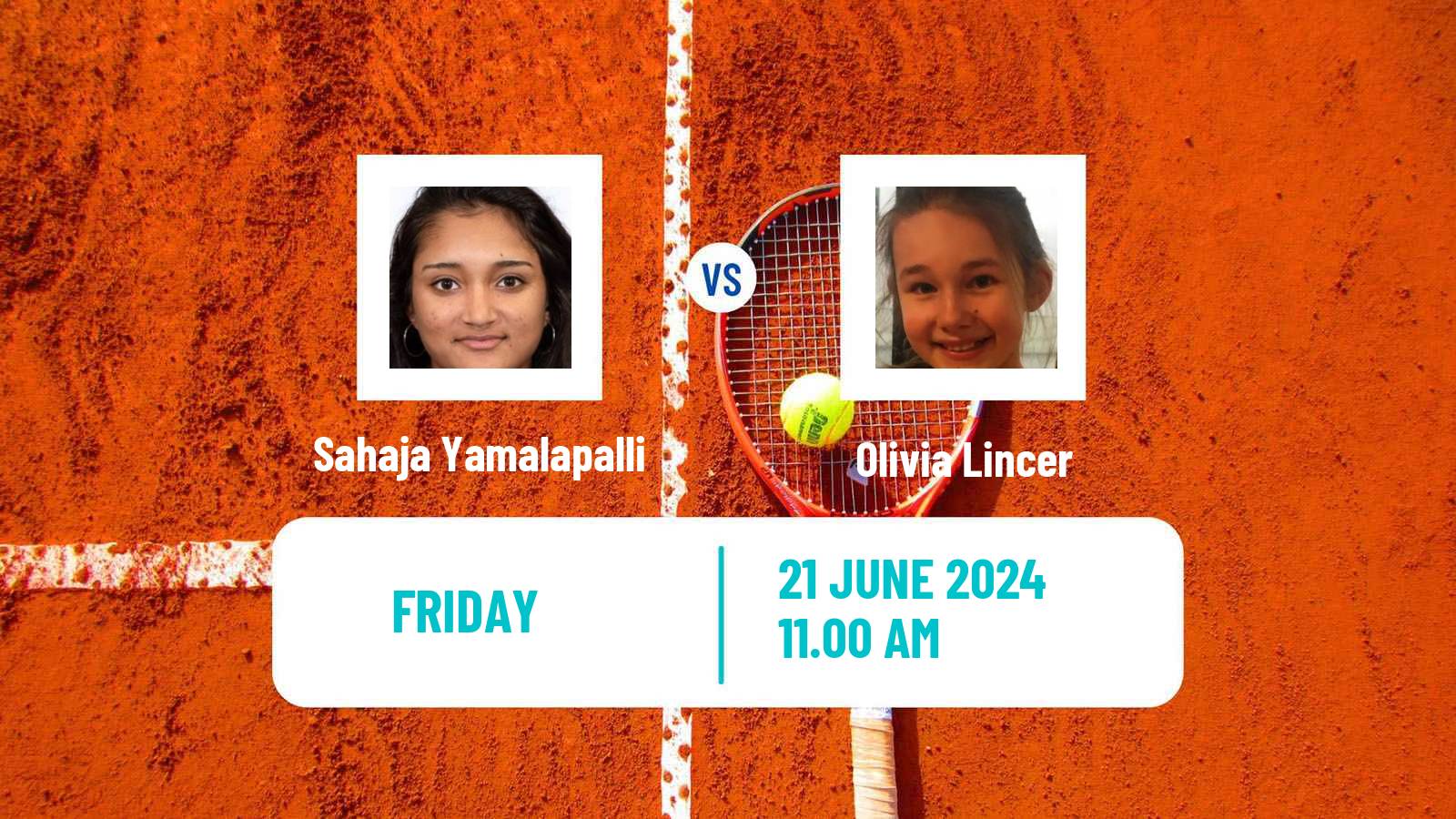 Tennis ITF W35 Wichita Ks Women Sahaja Yamalapalli - Olivia Lincer