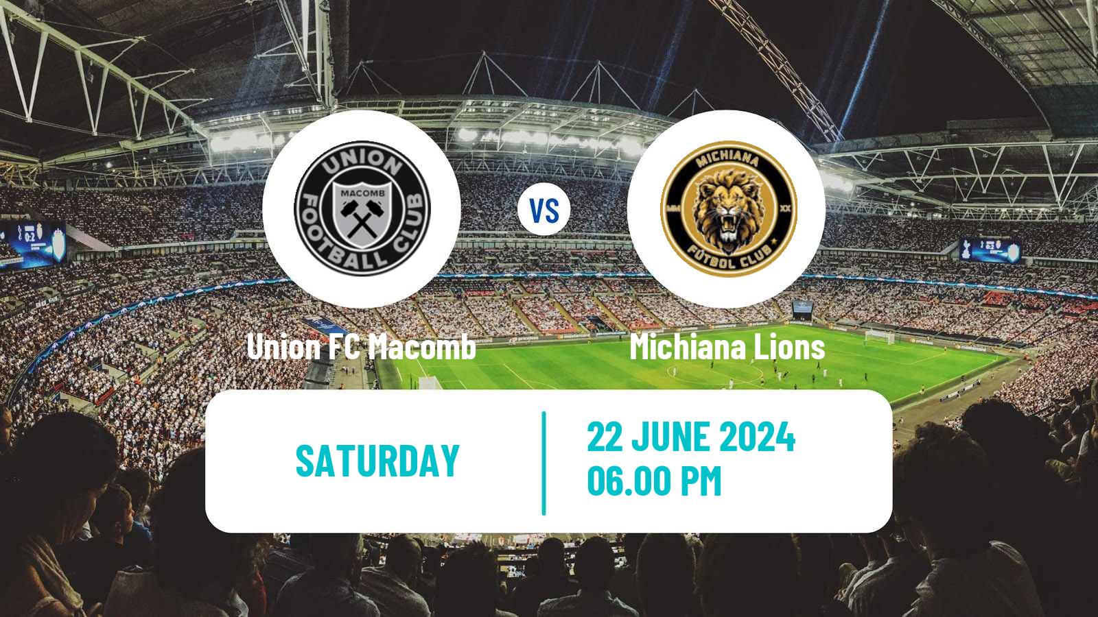Soccer USL League Two Union FC Macomb - Michiana Lions