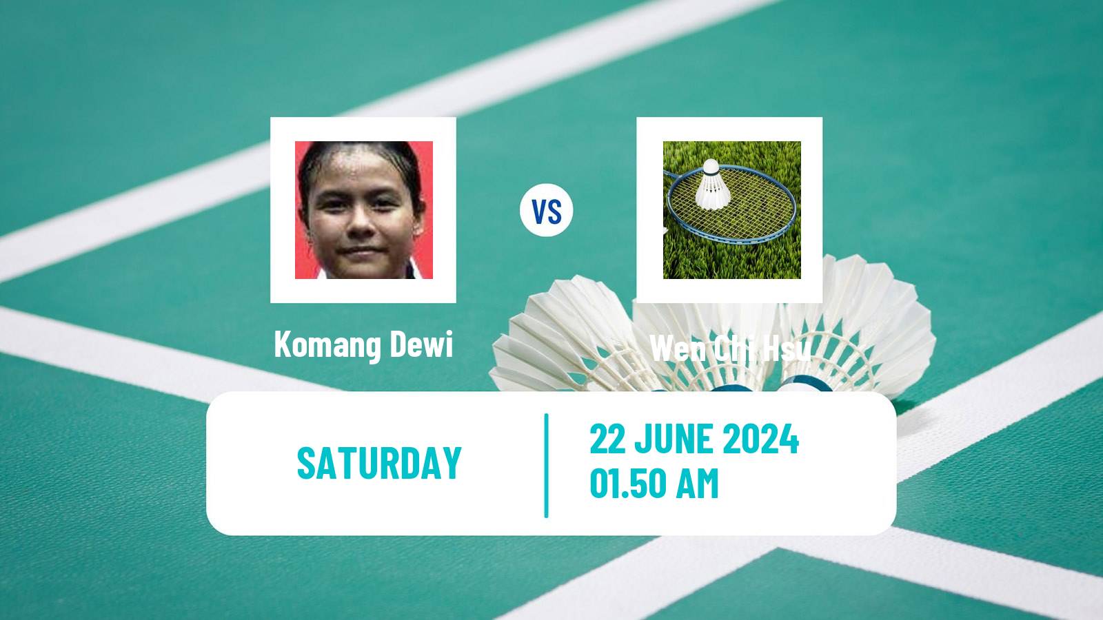 Badminton BWF World Tour Kaohsiung Masters Women Komang Dewi - Wen Chi Hsu